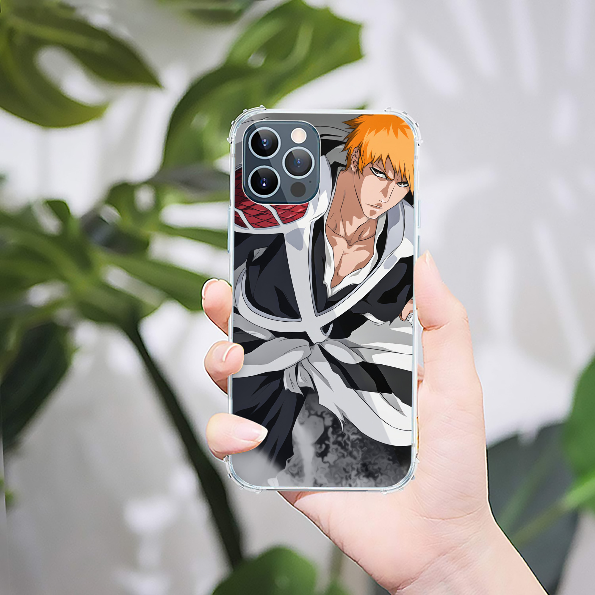 （画像用） ブリーチ BLEACH 【iPhone 12シリーズ対応】透明スマホケース（クリアソフトケース）